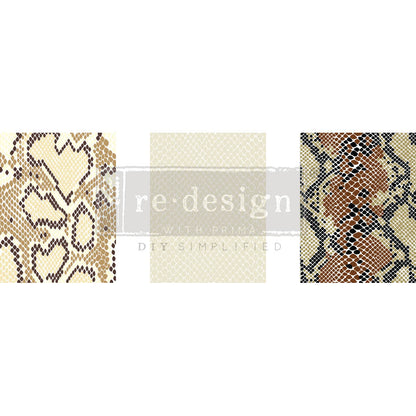 Redesign Middy Transfers –  Wild Textures  - 3 sheets, 8.5"x11" (21.59cm x 27.94cm)