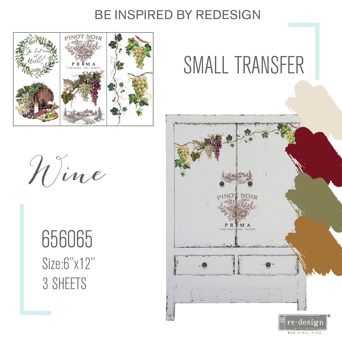 Wine - Re-design Decor Transfer