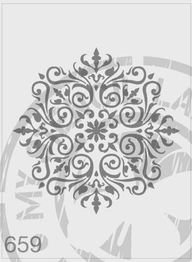 Mandala - MSL 659 Stencil XLarge - 285mm cutout (sheet size 300 x 300mm)