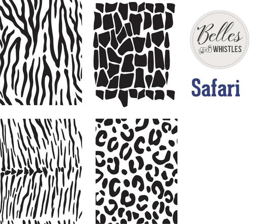 Belles & Whistles Safari Stencil