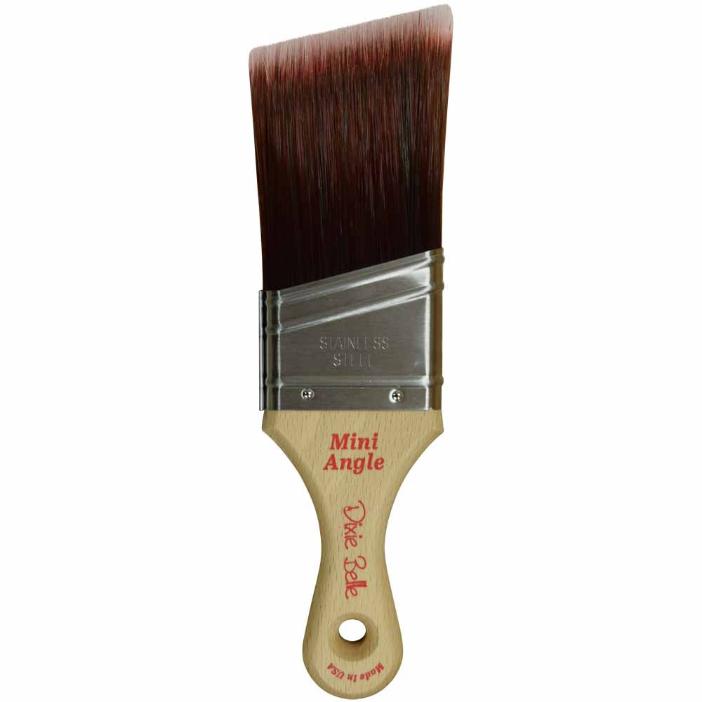 Dixie Belle Synthetic Brushes Paint Brush > Dixie Belle > Flat brush Mini Angle