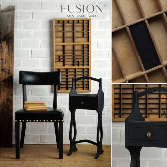 Coal Black - Fusion Mineral Paint Paint > Fusion Mineral Paint > Furniture Paint 500ml