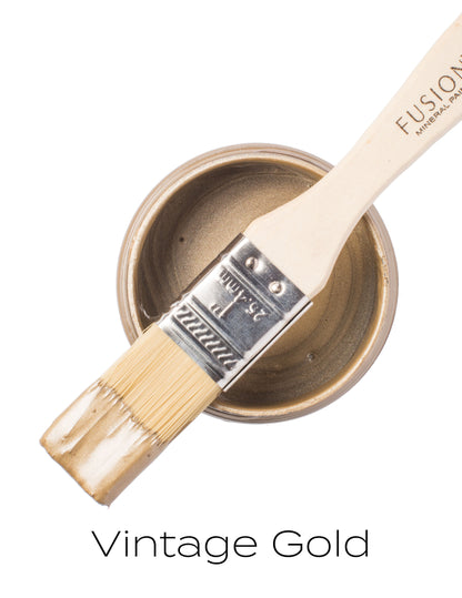Fusion - METALLIC PAINTS Paint > Fusion Mineral Paint > Metallic Paint Vintage Gold Metallic / 250ml