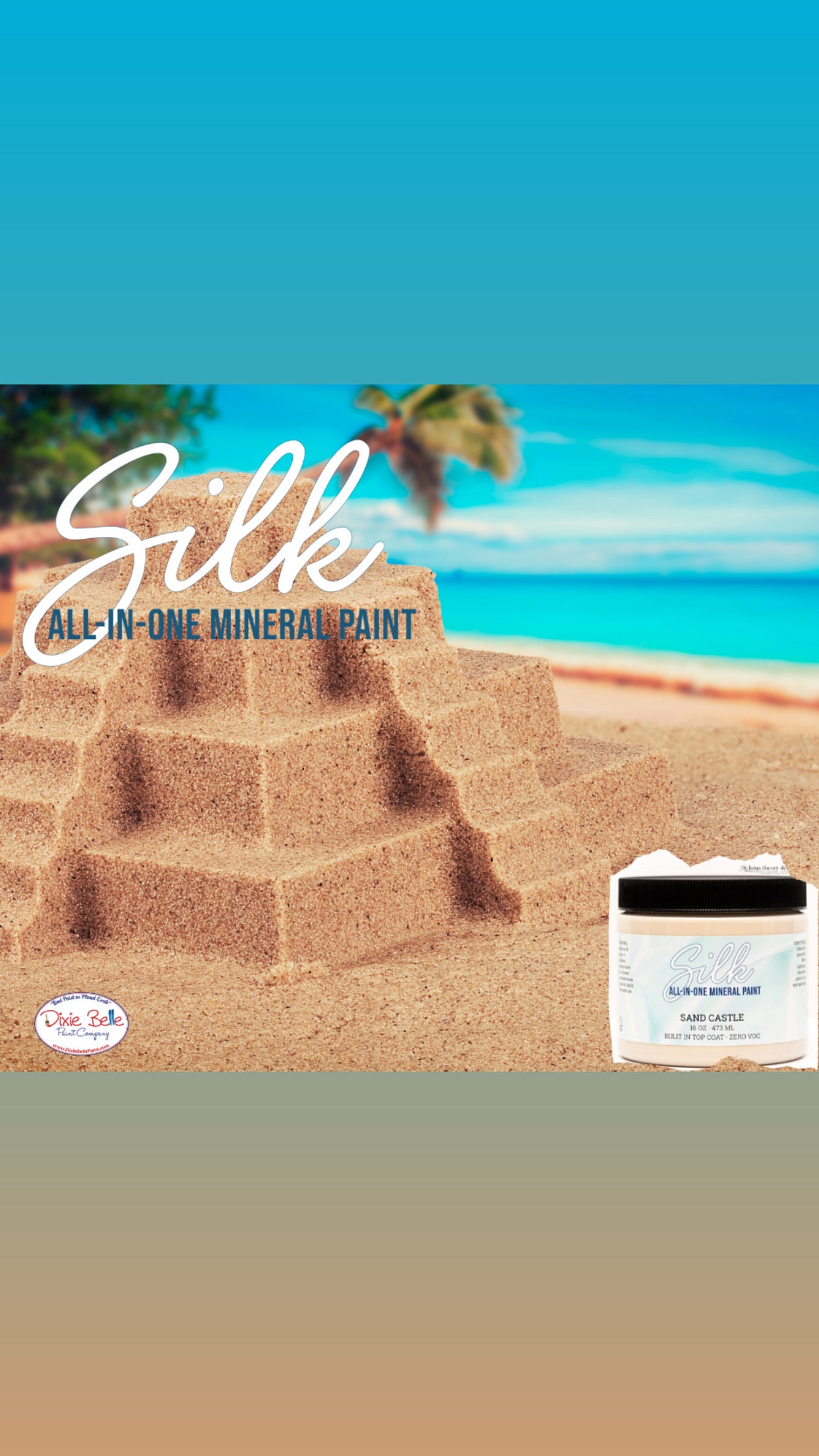 Sand Castle - SILK  All-in-one Mineral Paint