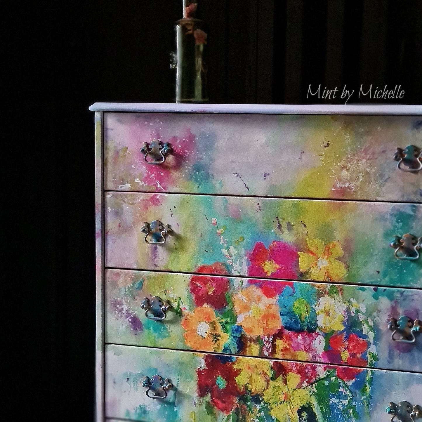 Karen's Technicolour Bouquet Decoupage Paper