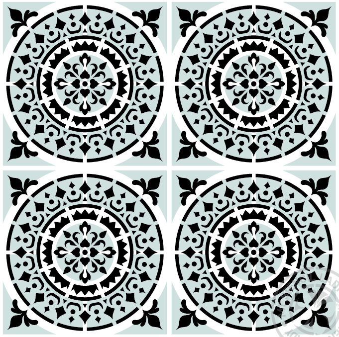 Mandala Tile - MSL 733 Stencil