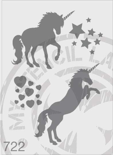 Unicorn Stars Hearts - MSL 722