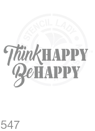 Think Happy Be Happy - MSL 547