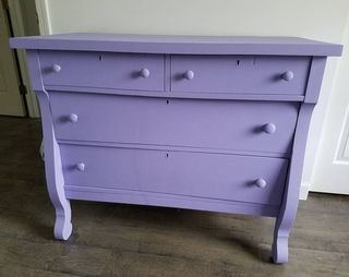 chalk paint on leather  The Purple Painted Lady