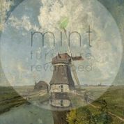 Windmill - Mint Decoupage Paper