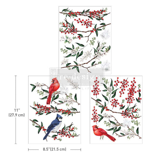 MIDDY TRANSFERS® – Winterberry – Re-design Decor Transfer